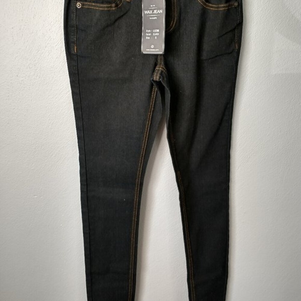 Wax Jean Skinny Jeans Women’s Size 0 Dark Wash Mid Rise Stretch NWT